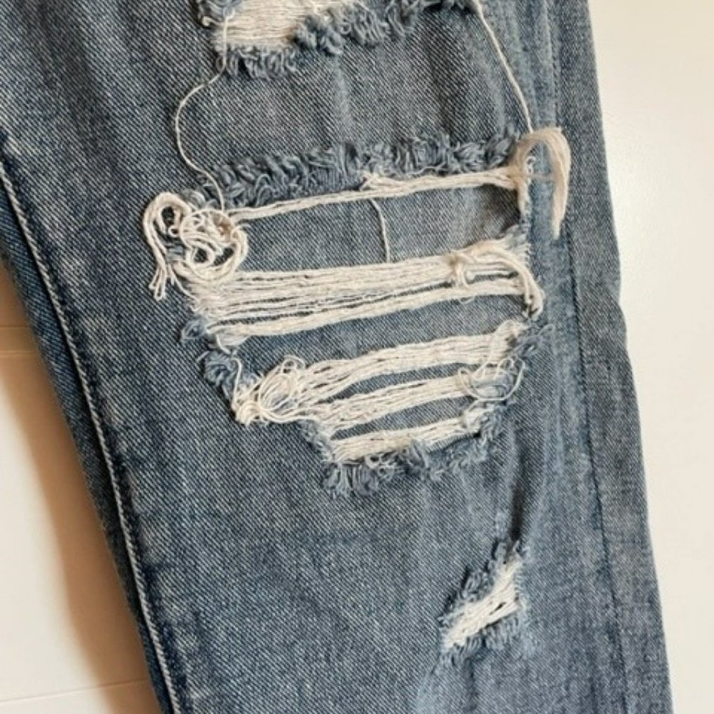 PACSUN Distressed Boyfriend Jean Straight Leg - Picture 2 of 6